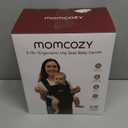 Momcozy Baby Carrier with Hip Seat, 2-in-1 Forward-Facing Carry for Long Walks, Detachable Hands-Free Infant Carrier up to 44lbs, All Seasons Toddler Carrier Fits Waist Sizes up to 45 Inches, Black