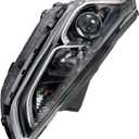 KAC Headlight Assembly Black Housing Amber Reflector OE 92102-C2500 Replacement For Replacement for 2018-2019 Sonata, Pack of 1 (Passenger Side)