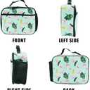 Flamingos Lunch Bag Insulated Reusable Lunch Box Kids Girls Boys Cooler Thermal Tote Bag For Men Women School Work Picnic