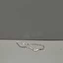 Hinly Bag Chain Charms 13.4 Inch Silver Vintage Rhinestones Purse Charms Strap Chain Replacement Accessories for Women's Crossbody Shoulder Wallet Purses Handbags Decoration