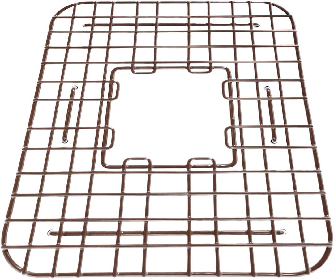 SinkSense Gehry 14" x 11.75" Kitchen Sink Bottom Grid, Antique Brown