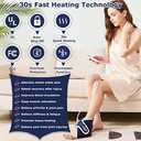 CAMECO Electric Heating Pad for Achilles Tendinitis, Plantar Fasciitis - Auto Shut Off, Adjustable 86F-158F for Pain Relief
