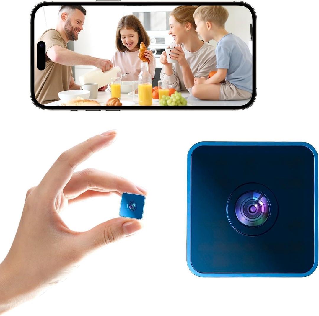 1080P Hidden Cameras - Indoor Camer - Spy Cameras-Motion Detection Surveillance Cameras-Bule
