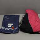 IECOii Extra Warm Reflective Adjustable Dog Jacket - Winter Coat with Buckle & Fleece Turtleneck for Cold Weather - Soft Winter Coat for Small, Medium & Large Dogs (X-Large(Chest:24.4-29.9 in), Rosered)