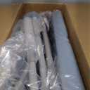 DMI Drop Arm Portable Toilet Commode, Extra-Wide Seat, 500 Pound Weight Capacity, Bucket with Lid Included, Adjustable Legs, Elderly Assistance Products, Grey