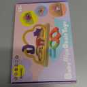 Baby High Chair Toys Bead Maze Infant Table Cloud Montessori Sorting Toys (Peach)