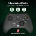 IWGAME Wireless Controller for Xbox One/PC, Gaming Controller with 2 back paddles, Support Turbo, Macro, Key Mapping, Compatible with Xbox One/Android/IOS/PC/X-One S/X, X-Series S/X (Black)
