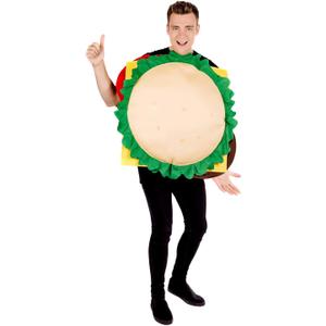 Fun Shack Hamburger Costume Fast Food Funny Halloween Costumes One Size