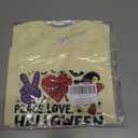 Toddler Halloween Shirts for Boys Kids Girls, Cute Spooky Pumpkins Ghosts Bats Witches and Monsters Halloween T Shirt: 2-6T (Yellow)