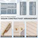 Ultra Slim Thin Denim Wallet Women RFID Blocking Credit Card Holder Bifold Long Ladies Billfold Wallet (01-Light blue)