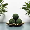 Moss Balls Decorative for Bowls,Handmade Large Moss Decorative Balls for Vase Fillers Home Garden Party Wedding Patio Decors (3.55"-Set of 8)