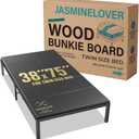 Bunkie Board Twin Size 38x75- Heavy Duty Reinforced Wood Bed Boards for Under Mattress, Universal Sleeper Sofa Support Board with Anti-Sag Design for Metal Bed Frame, Platform Beds&Pull Out Couches