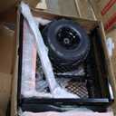 Houseables Utility Trailer, ATV Trailer, ATV Cart, Dump Cart for Lawn Tractor, Pull Behind Wagon, for Lawn Mower, UTV, Golf, Garden, Yard, Four Wheeler, Riding Mower, Tow Behind, Quad, 1500LB, 15 CuFt