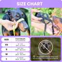 Flintstone Muzzle for Large Sized Dog Soft Air Mesh Breathable Dog Mouth Guard | Muzzl to Prevent Biting Chewing | No Bark Muzle XX-L 11.5-16