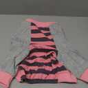 FUAMEY Dog Recovery Sleeve with Elbow Protector,Dogs Shirt Stop Licking Joints,Pet Long Sleeve Suit Protecting Dog's Front Leg Arm Wounds Cover Skin Conditions Pink Stripes L