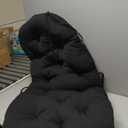 mudilun Outdoor Adirondack Chair Cushion High Weather Resistant Tufted Waterproof Lounge Cushion Anti-Slip Thickened High Back Patio Seat Pads