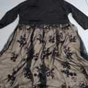 GRAPENT Women's Plus Size Sequin 3/4 Sleeves Evening Gown Party Long Maxi Dress XL