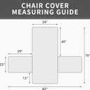 ISSUNTEX Super Anti-Slip Couch Covers for 1 Cushion Couch Sofa, Water Resistant Sofa Cover Quilted Sofa Slipcover Furniture Protectors for Dogs, Pets, Kids (Chair, Black)