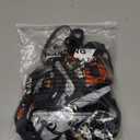 SOLY HUX Women's 4 Piece Cheongsam Costume Lingerie Set Dragon Print Qipao Cosplay Outfits (Medium, Multicoloured)