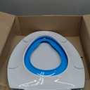 Toilet Seat with Toddler Seat Elongated  Potty Training Toilet Seat Cover for Kids and Adults, Built-in Child Seat for Easy Training, Durable PP Material, Blue