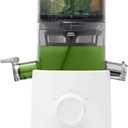 Nama J3 Compact Cold Press Juicer – Space Saving & Self Feeding for Hands-Free Operation – Lightweight, Portable Zero Waste Slow Masticating Juicer – Easy Cleanup & Assembly - White