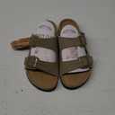 Project Cloud Genuine Leather Flat Sandals Women 2025 Beach Essentials Womens Sandals Memory Foam Vacation Essentials Slides for Women Footwear (Venita) (Taupe Suede) 8.5