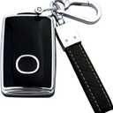 Key Fob Cover Case Compatible with 2019-2024 Mazda 3/Hatchback, 2020-2024 CX-5, CX-30, CX-9 Accessories (Black)