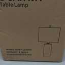 20.25" Small Table Lamps Set of 2 Modern Ceramic Lamps for Living Room Farmhouse Bedside Lamps Boho Lamps for Night Stands Grey Bedroom Lamp Side End Table Lamps (Gray)