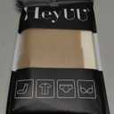 HeyUU 3Pairs Women's Sheer Tights - 15D Control Top Pantyhose with Reinforced Toes