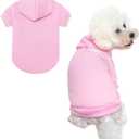 BINGPET Dog Hoodies - Fleece Lined Fall Dog Puppy Sweatshirt Soft Warm Sweater Winter Hooded Clothes for Small Medium Large Dogs & Cats