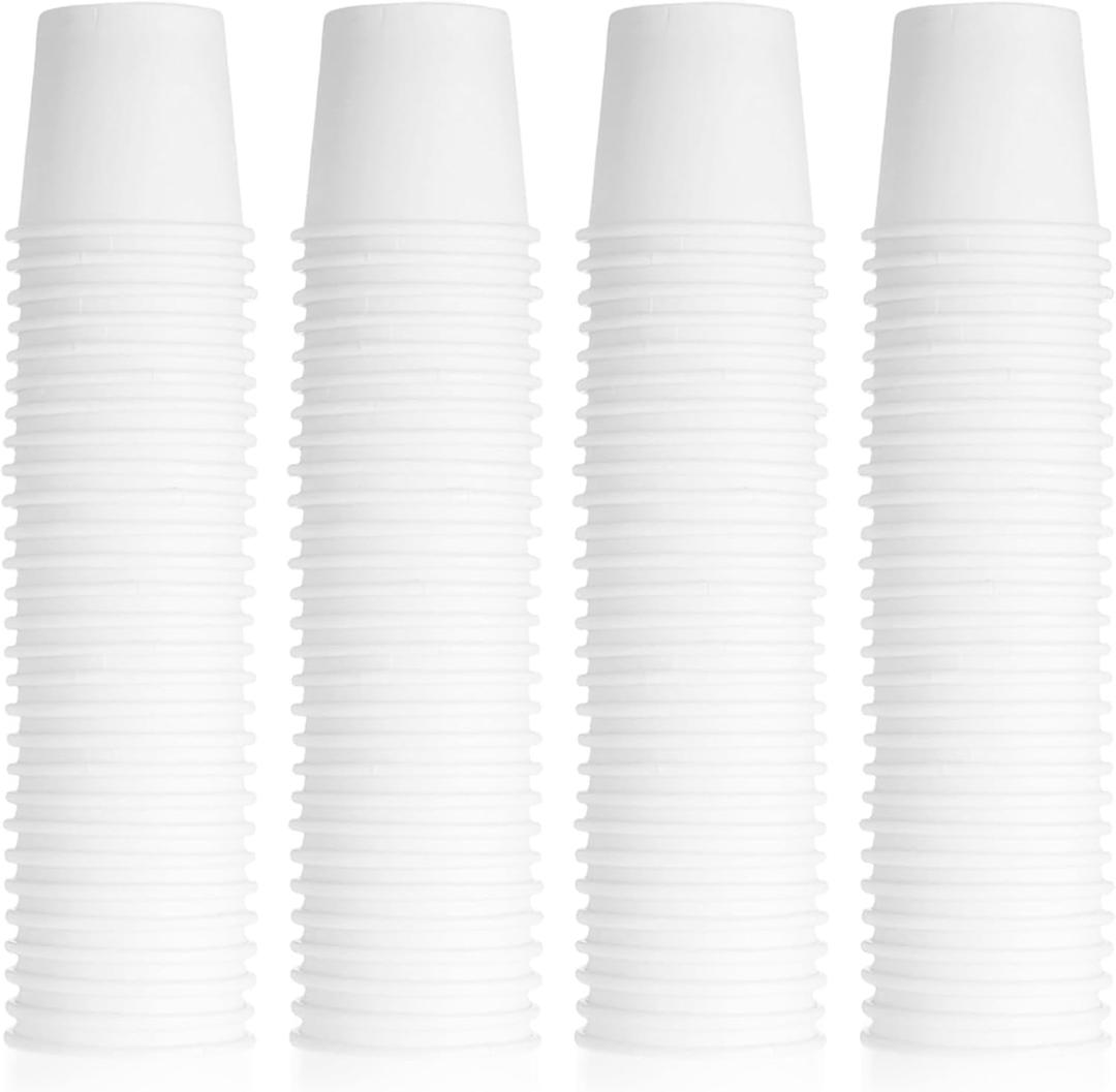 Lemecima 1000 Pack 1 oz White Paper Cups, Disposable Mini Sampling Cups for Tasting, Mouthwash, Medicine, Espresso, Bathroom, Party, and Office Use, Small