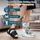 Shoe Lift for Uneven Legs, Shoe Balancer Shoes Leveler for Use with Fracture Boots, Shoes Riser with Adjustable Height for Gait Improvement (Large)