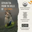 Numi Organic Breakfast Blend Tea, 100 Tea Bags, Assam, Ceylon & Darjeeling Black Teas, Caffeinated