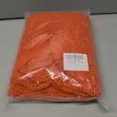 Allimy Womens Long Sleeve Hollow Out Crochet Crewneck Knitted Top Blouses Cover Up (Orange, XXL)