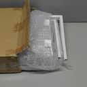 PXRACK Under Sink Organizer, Adjustable Height, 2 Tier Pull Out Under Cabinet Organizer, Slide Out Thickened Metal Under Sink Storage for Kitchen Bathroom Laundry Pantry Cabinet, White, Large-2-Pack