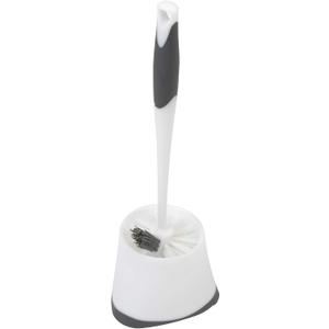 Clorox Under-Rim Toilet Bowl Brush with Corner Storage Caddy, 16 x 5 x 5.5 in