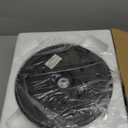 Dimmable Floor Lamp, Arc Floor Lamp with Dimmer, Black Standing Lamp with Adjustable Hanging Shade, Over Couch Tall Reading Light, Modern Pole Lamp for Living Room Bedroom, 9W LED Bulb Included