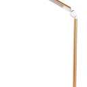 Lichamp Dimmable LED Desk Lamp with USB Charging Port, Touch Control Foldable Gooseneck Free Rotation Adjustable Eye Care Table Lamp, Bedside Reading Light with UL AC Adapter (Pink Gold)