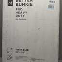 Meliusly Heavy Duty Bunkie Board Twin Size (38x75) - Non-Slip Breathable Bed Support Board for Slatted Bed Frame, Anti-Sag Under Bed Support, Noise Minimizing Moisture Resistant Bed Board