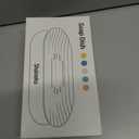 Self-Draining Soap Dish for Shower - Bar Soap Holder with Drainage, Wall-Mounted Bathroom Organizer(Blue & Orange)