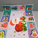 Christmas Rug 2' x 3' Plaid Area Rug Santa Claus Doormat Xmas Tree Floor Mat Carpet for Entryway Bedroom New Year Christmas Decor