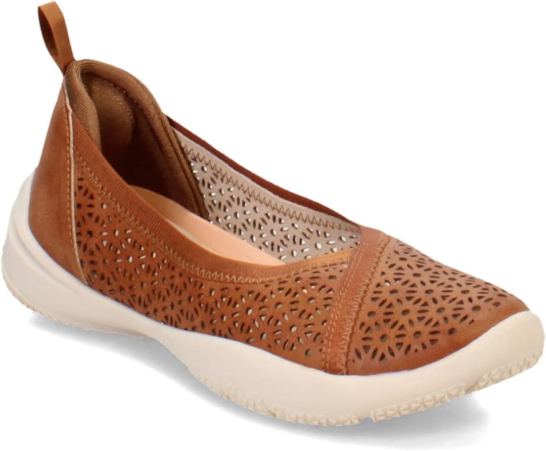 Jambu Women's Emma Comfort Loafer Shoes (11, Tan)