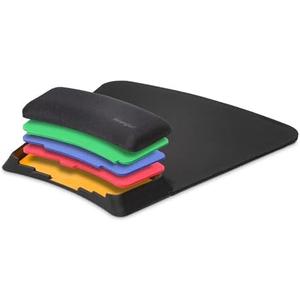 Kensington SmartFit Mouse Pad with Ergonomic Wrist Rest (K55793AM), Black, 10.4" x 10.3"
