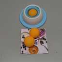 Calming Lick Bowl for Dogs & Cats, Non-Slip Slow Feeder with Rotating Lick Ball for Liquid & Wet Food, Anxiety Relief Enrichment Toy, Keeps Pets Busy, Happy & Engaged, 1 Pack