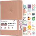 Clever Fox Mental Health & Anxiety Journal  Guided CBT Journal with Prompts for Self Help & Stress Relief  Mood & Emotion Tracker (Rose Gold)