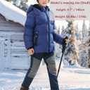 Kids Snow Pants Boys Waterproof Insulated Hiking Pants Youth Winter Warm Fleece Lined Ski Snowpants (Gray, M)