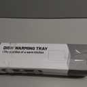 Food Warming Mat - Ugrade Graphene Full Surface Heating, 500W Fast Heating, Adjustable Temperature, Food Grade Silicone, Food Warmer for Gatherings, Parties, Travel, Daily Use (Grey)