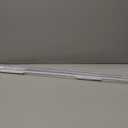 2 Pack Tension Rod Oval Spring Tension Curtain Rod Adjustable 36 to 60 Inches Small Short White Tension Rods No Drilling Spring Loaded Curtain Rods For Doors and Windows, 36-60 Inch, White
