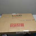 LOAAO 24X32 Inch Black Metal Framed Bathroom Mirror for Wall, Matte Black Bathroom Vanity Mirror Farmhouse, Large Rounded Rectangle Mirror, Anti-Rust, Hangs Horizontally or Vertically