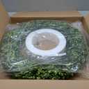 Boxwood Wreath 24 inch XX-Large, Preserved Natural Boxwood Designed for Christmas Wedding Home Decoration, Farmhouse Style Realistic Full Green Real Decoration, Indoor Home Office Shop Hotel Decor